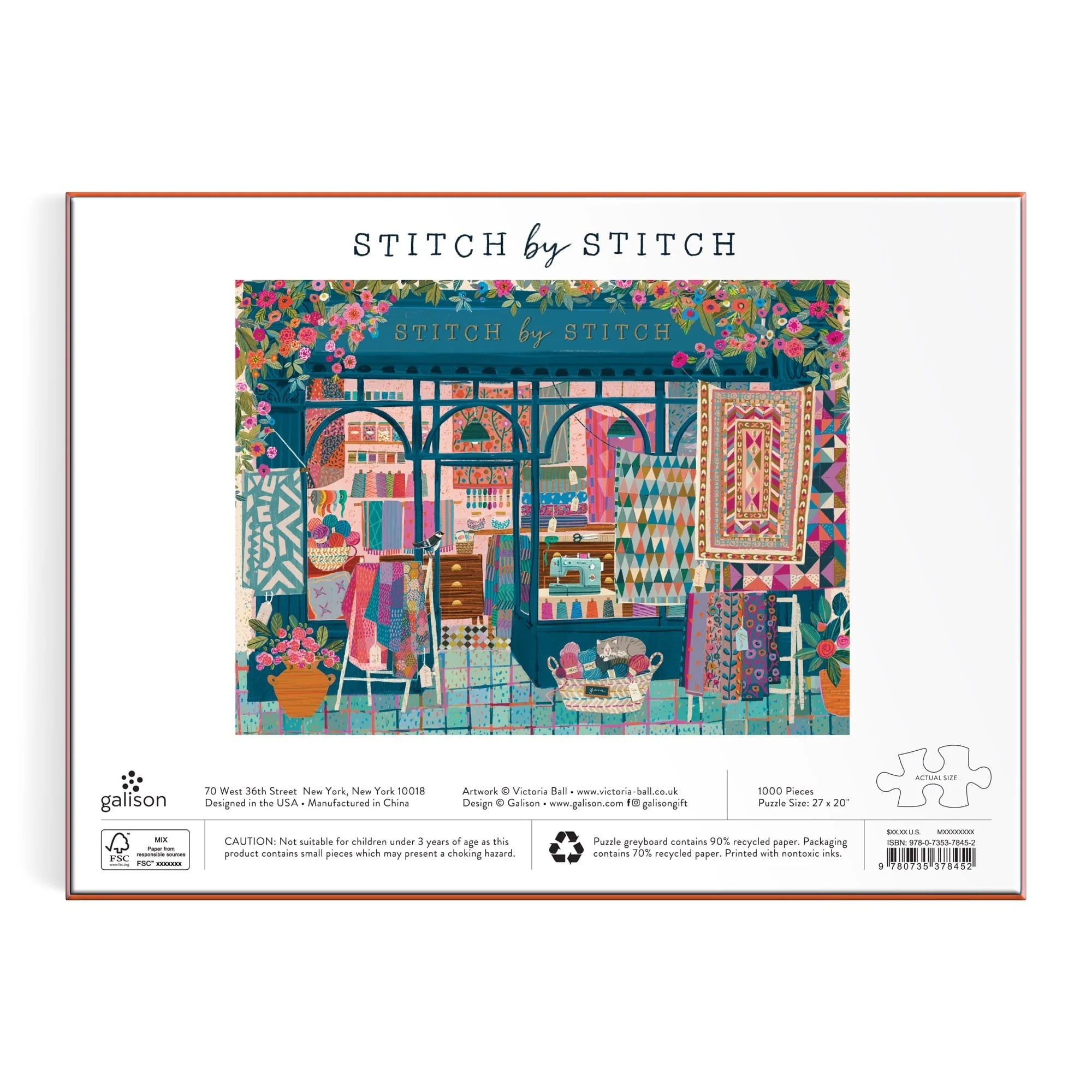Stitch by Stitch - Puzzle illustré 1000 pièces – La Dernière Pièce